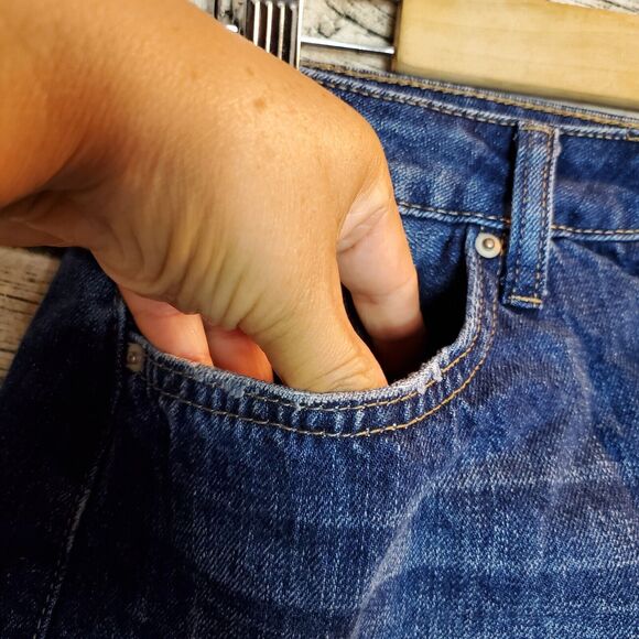 YMY DISTRESSED Dream Authentic Denim Shorts Size 9/29 - Picture 2 of 12